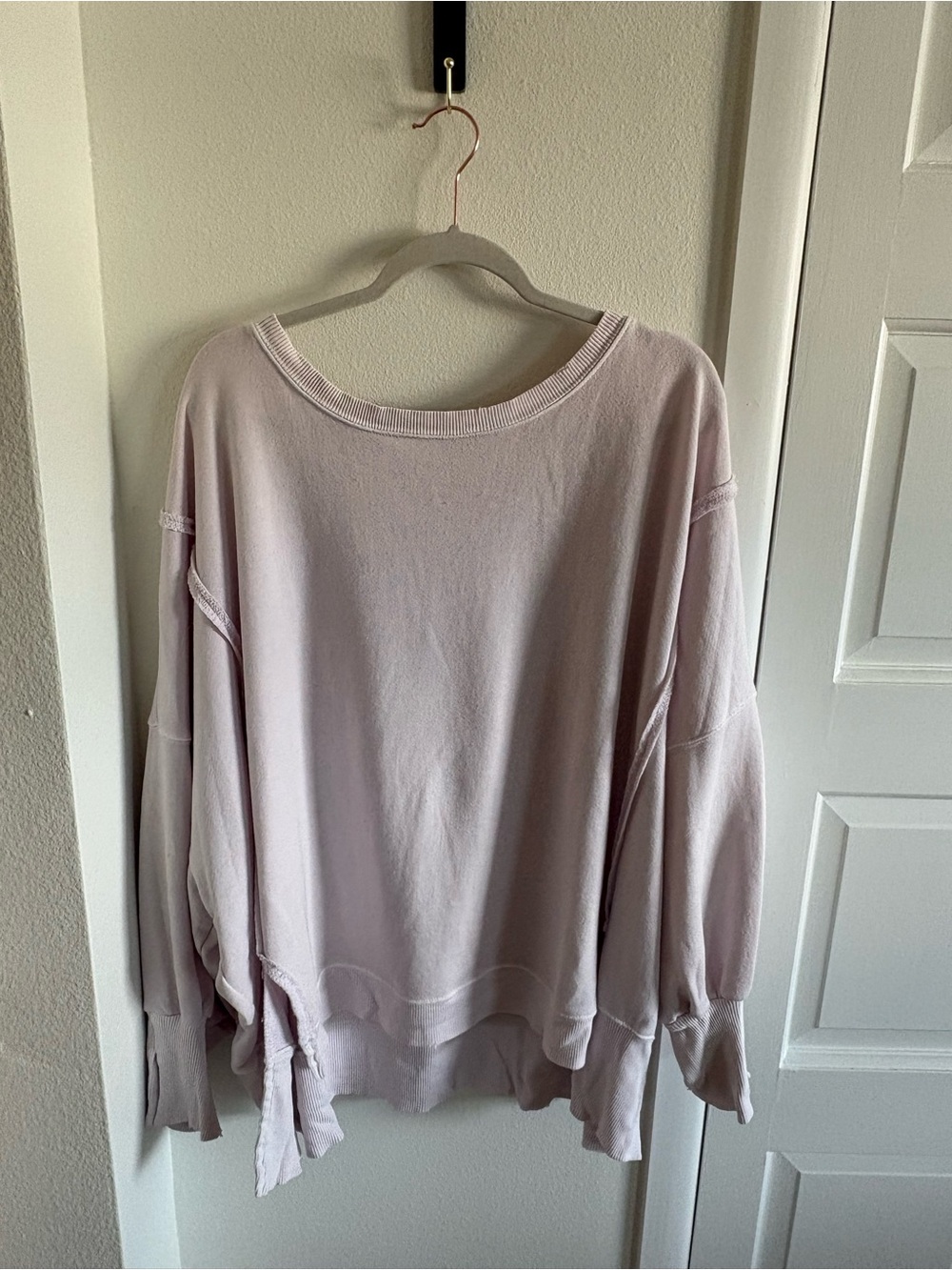 We The Free Pale Pink Crewneck Sweatshirt - Picture 6 of 6